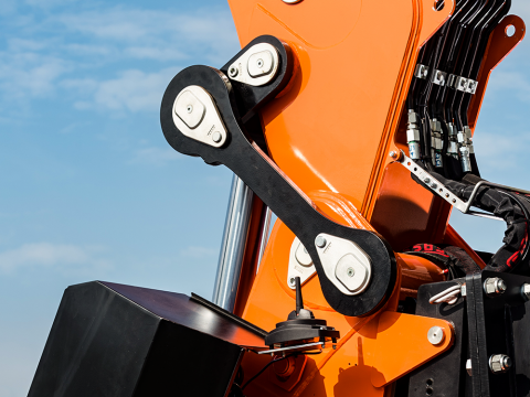 Dubbele Hydraulische Motor op de Draaikrans